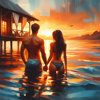 Romance At The Water's Edge Art Collection